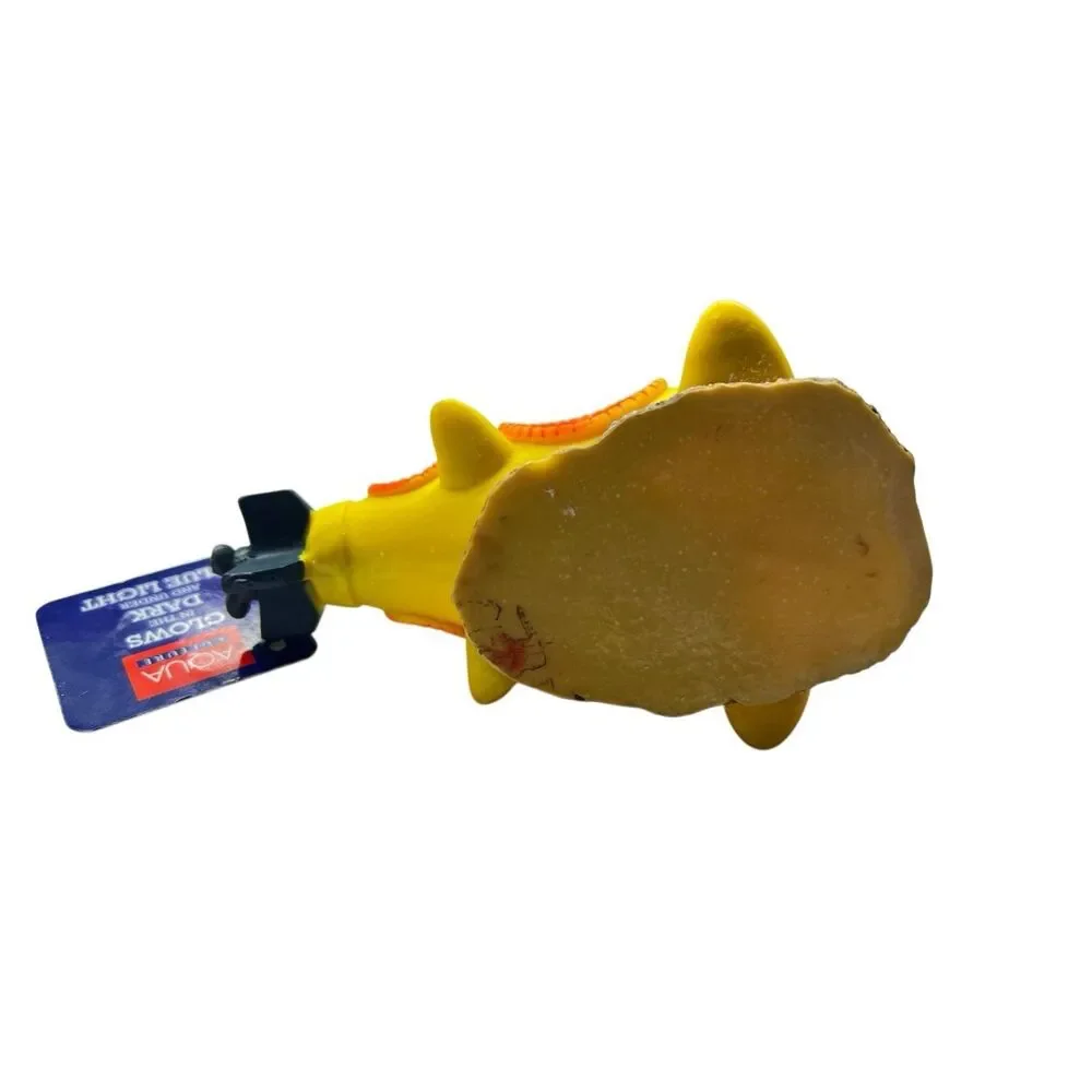 Yellow Submarine Glow In The Dark Aquarium Decoration Fish Tank Decor New W Tags